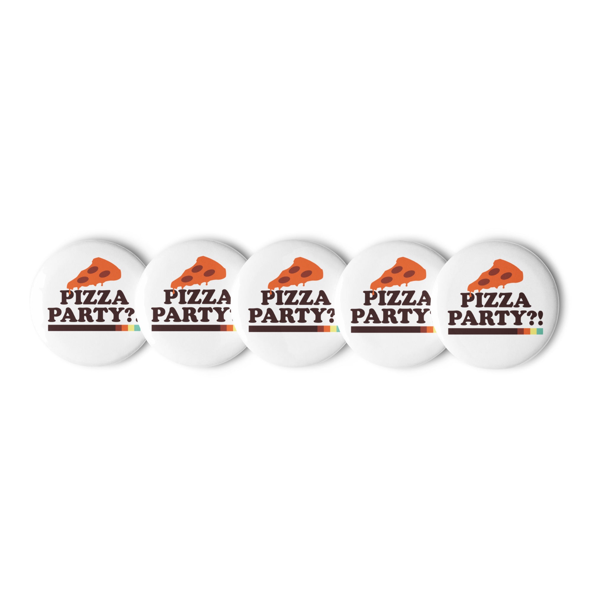 Pizza Party?! Pins (set of 5) – FAR Designs Co